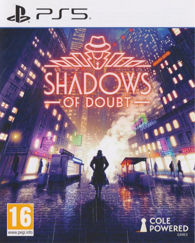 Shadows Of Doubt box art for Playstation 5